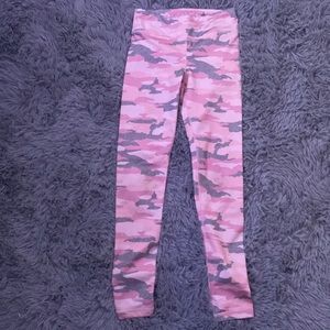 Pink camo leggings